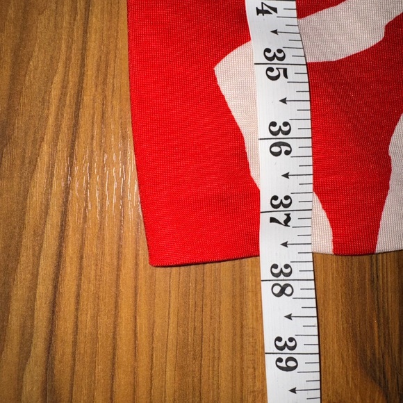Diane von Furstenberg New Julian Two Red Silk Jersey Wrap Dress Size 4 - Picture 8 of 14